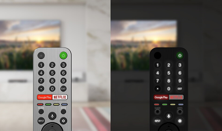 remote còn có đèn nền tích hợp
