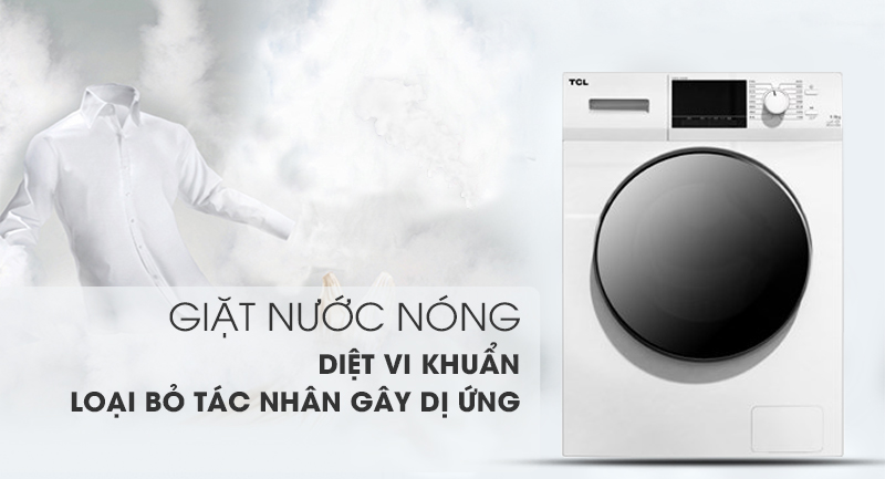 Giặt nước nóng, loại bỏ các tác nhân gây dị ứng