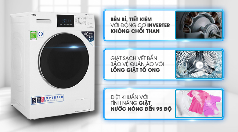 Tổng quan các dòng sản phẩm của TCL ra mắt năm 2020 > Dòng máy giặt cửa trước - Magic Series 