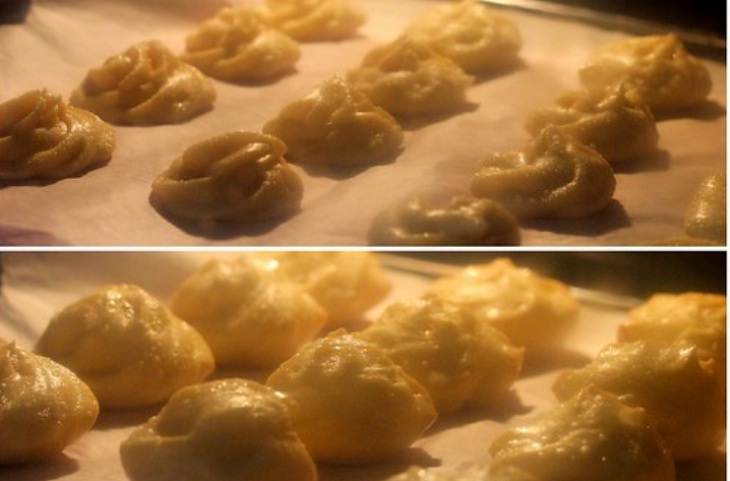 lưu &yacute; kh&iacute; Nướng b&aacute;nh su kem