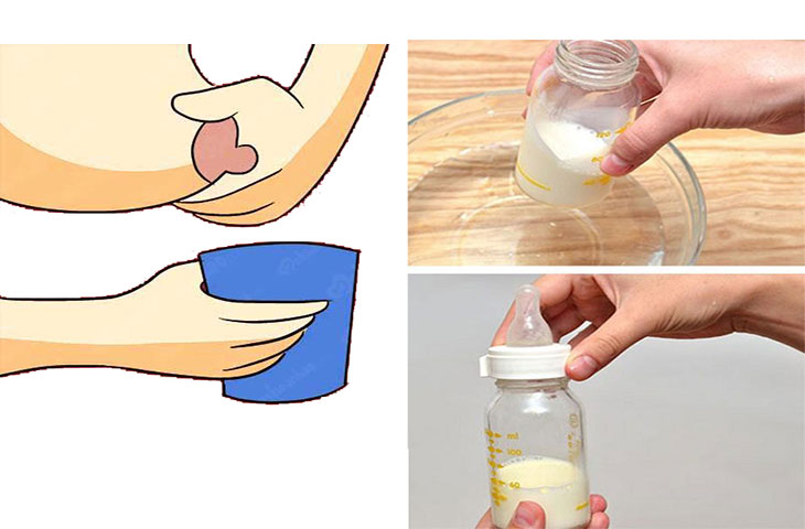 Cách vắt sữa mẹ bằng tay