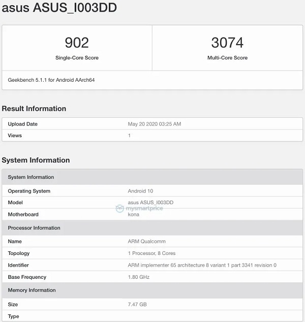 ROG Phone 3 với chip Snapdragon 865 bất ngờ xuất hiện trên Geekbench và cơ quan Wi-Fi Alliance