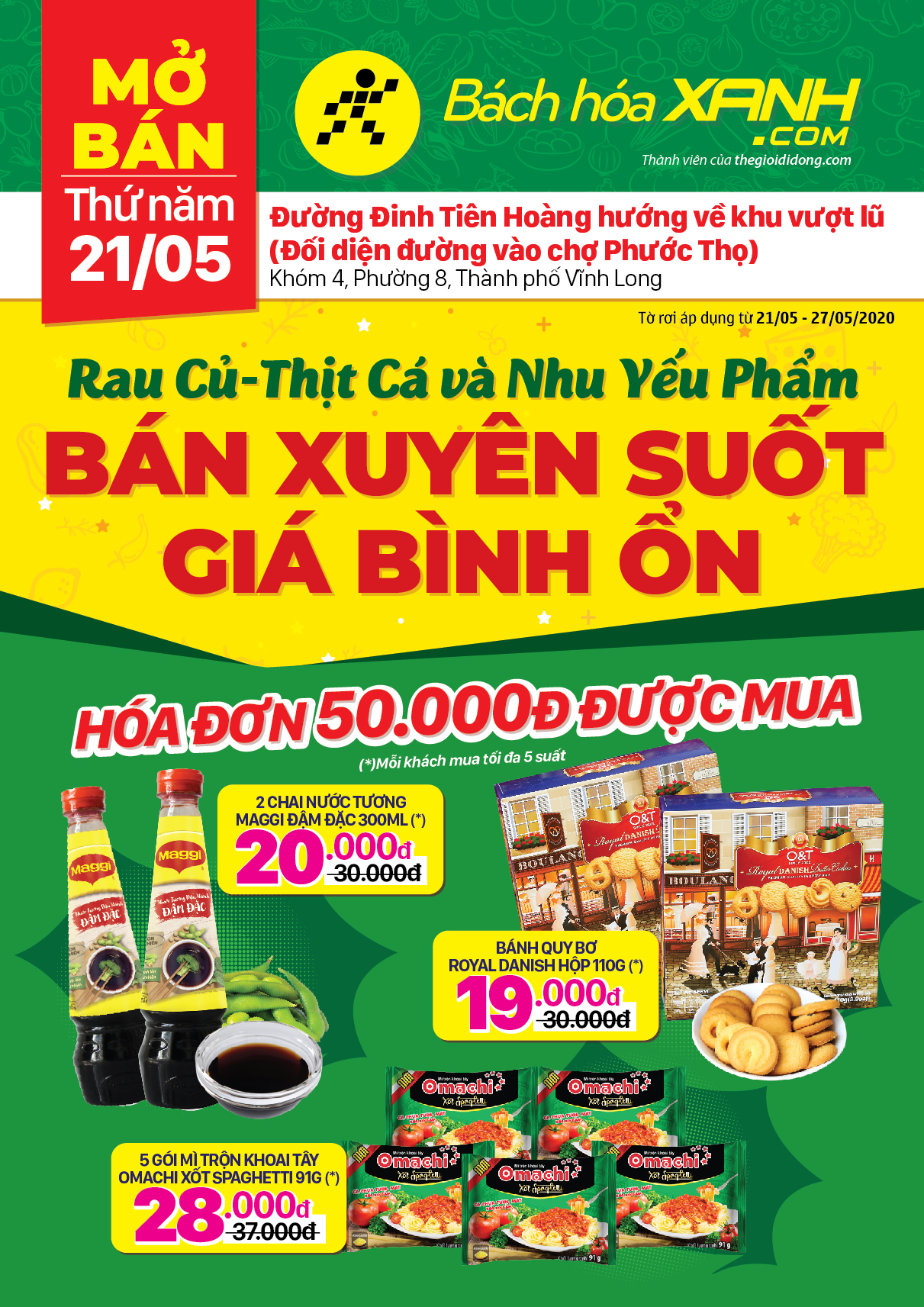 Cửa hàng Bách hoá XANH số 42 Đinh Tiên Hoàng Cửa hàng Bách hoá XANH số 42 Đinh Tiên Hoàng