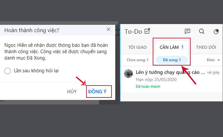 Tính năng Giao việc trên Zalo là gì? Hướng dẫn cách giao, nhận và kiểm tra tiến độ công việc chi tiết, nhanh chóng > Cách nhận việc trên Zalo