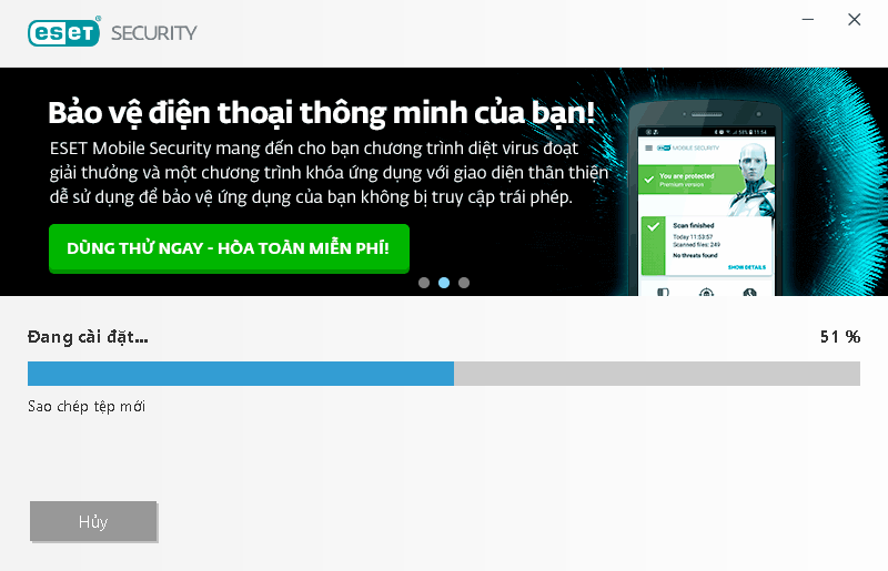 Hướng dẫn cài đặt phần mềm ESET