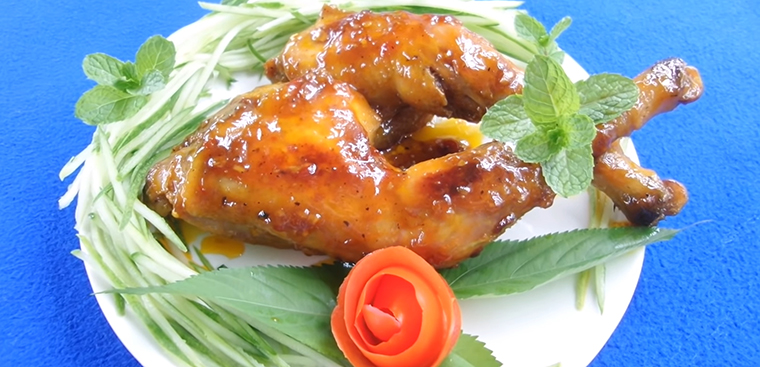 How to make chicken marinated in coconut water is rich, sweet and delicious