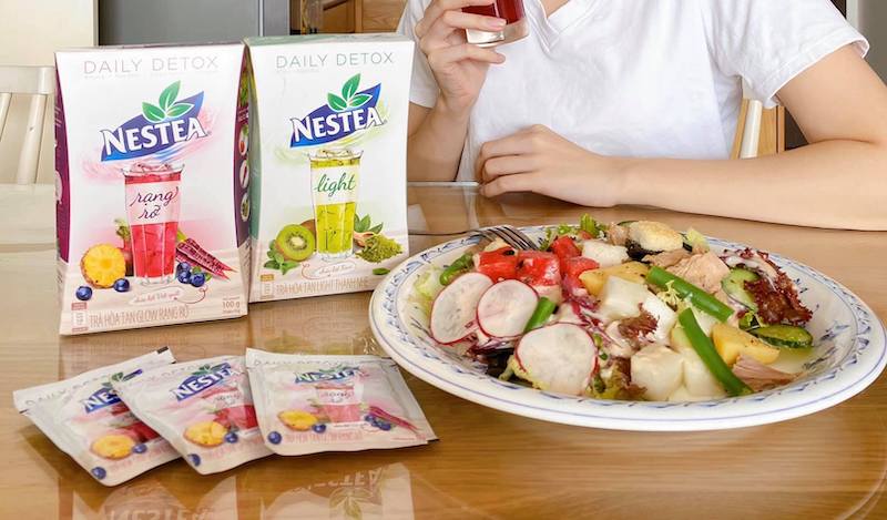 Cách sử dụng Daily Detox Nestea