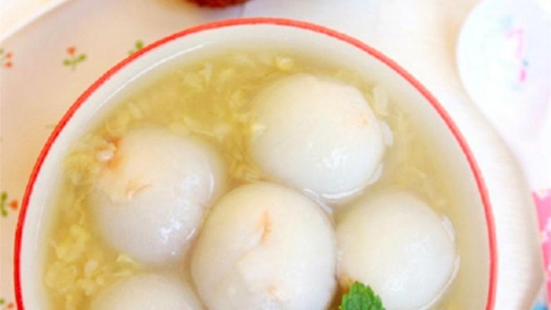 Chè vải đậu xanh 