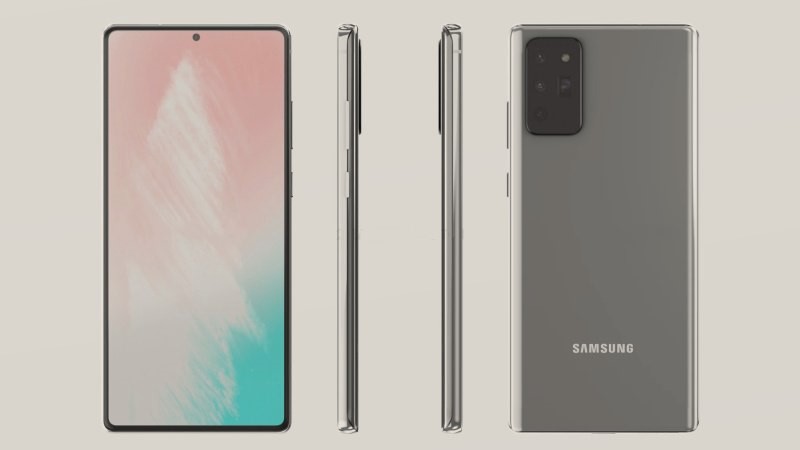 Ảnh render tổng quan thiết kế của Samsung Galaxy Note 20, màn hình lớn và dàn camera sau hầm hố tương tự S20 Ultra Ảnh render tổng quan thiết kế của Samsung Galaxy Note 20, màn hình lớn và dàn camera sau hầm hố tương tự S20 Ultra