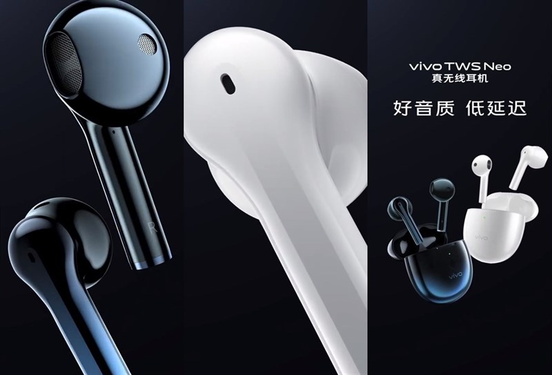 Vivo TWS Neo có hai phiên bản màu sắc