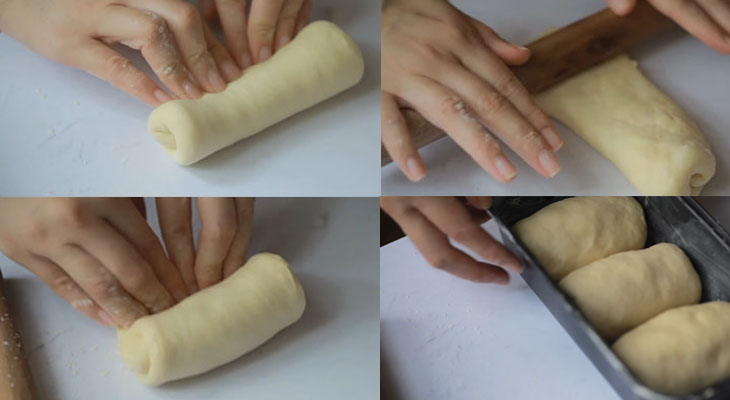 Bước 6 Tạo hình bánh mì Bánh mì hokkaido sữa