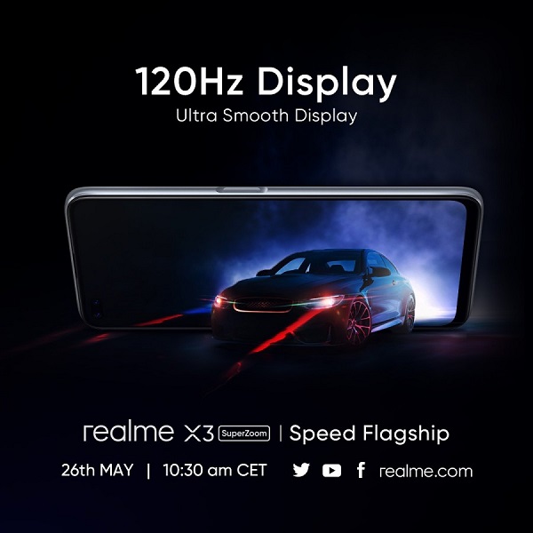 Thông số kỹ thuật, điểm sức mạnh của Realme X3 SuperZoom đã được xác nhận thông qua những hình ảnh quảng cáo mới