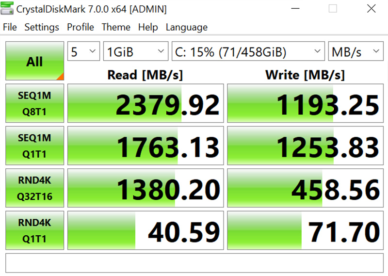 Do tốc độ đọc ghi của ổ cứng bằng Crystal DiskMark