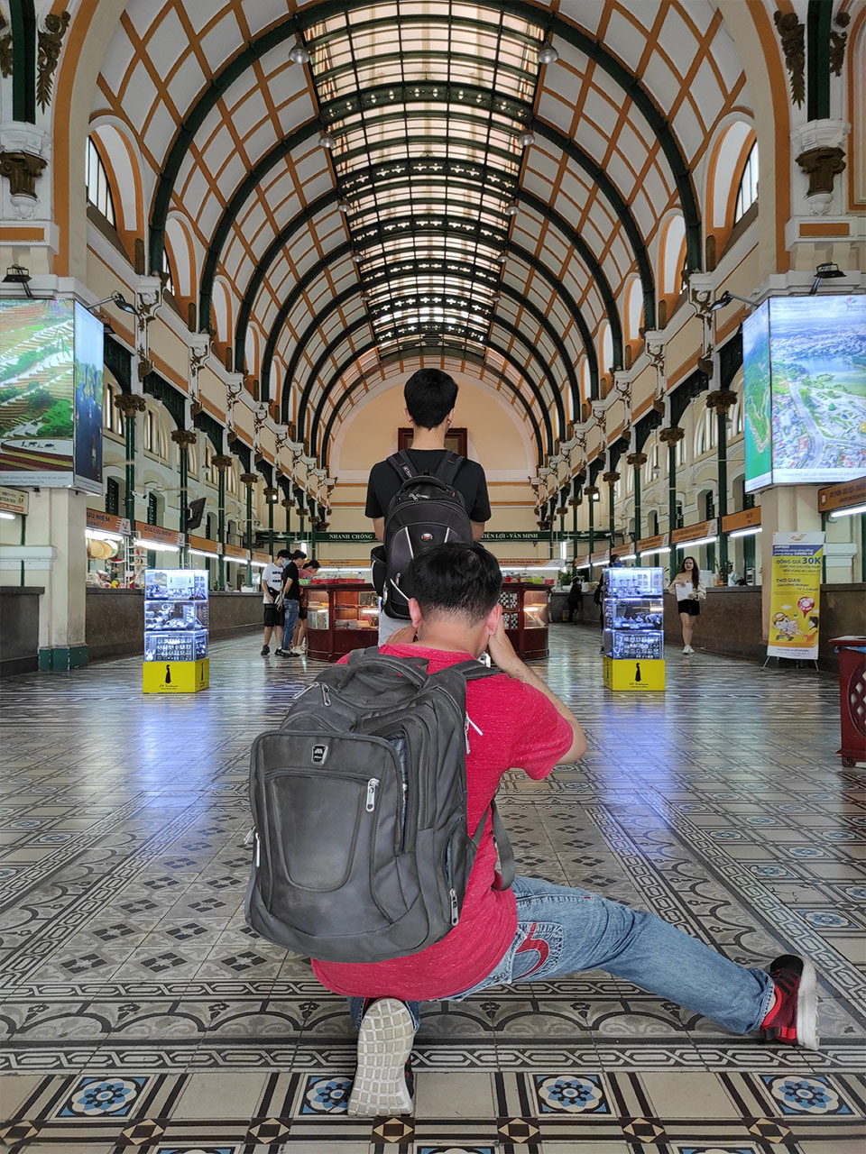 hậu trường chụp ảnh