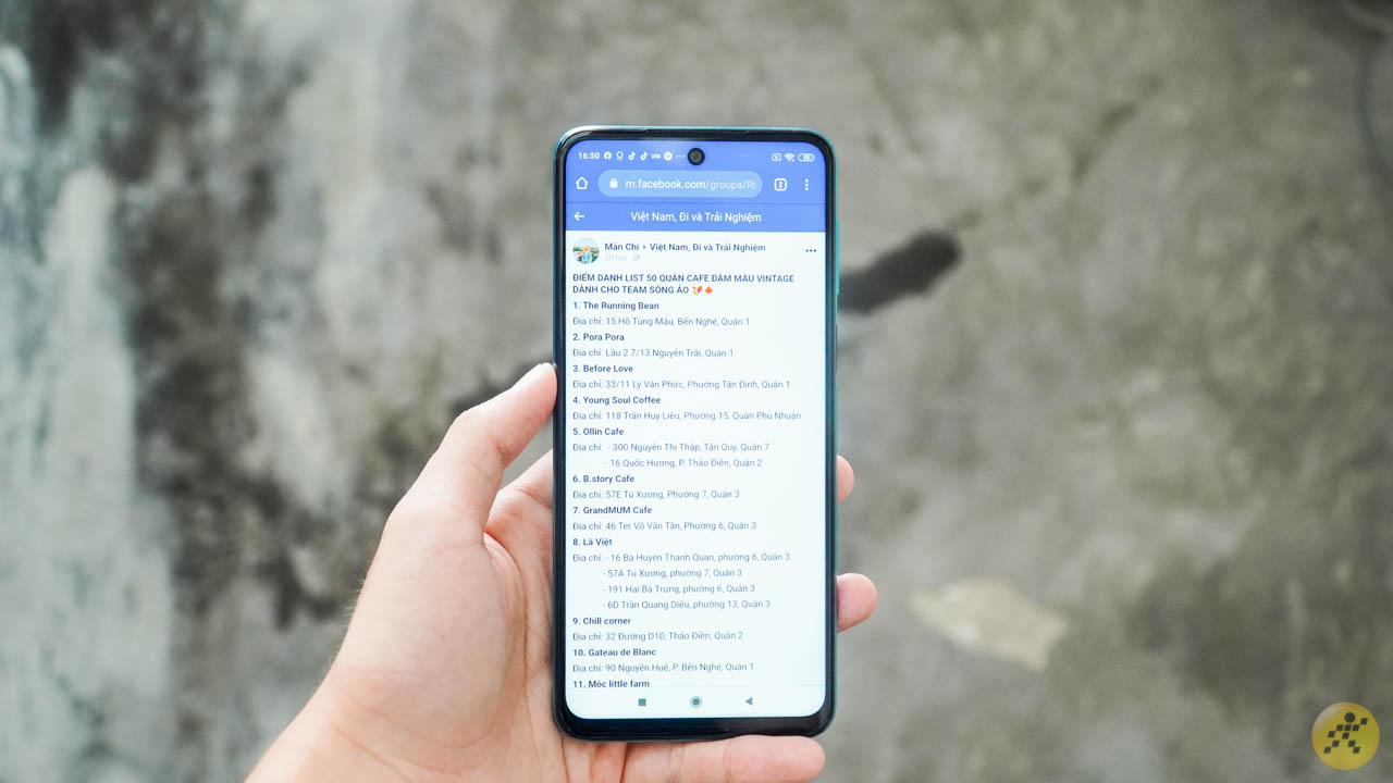 trải nghiệm lướt màn hình