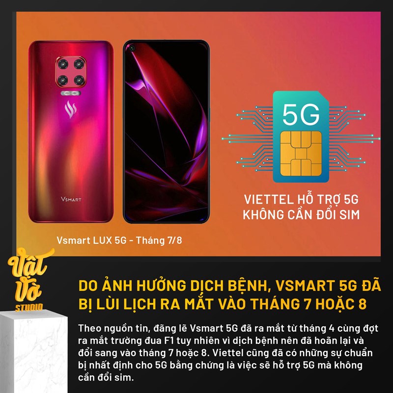 Trong 2 tháng tới, VinSmart có thể ra mắt smartphone 5G và Viettel sẽ đồng hành cùng xu hướng này Trong 2 tháng tới, VinSmart có thể ra mắt smartphone 5G và Viettel sẽ đồng hành cùng xu hướng này