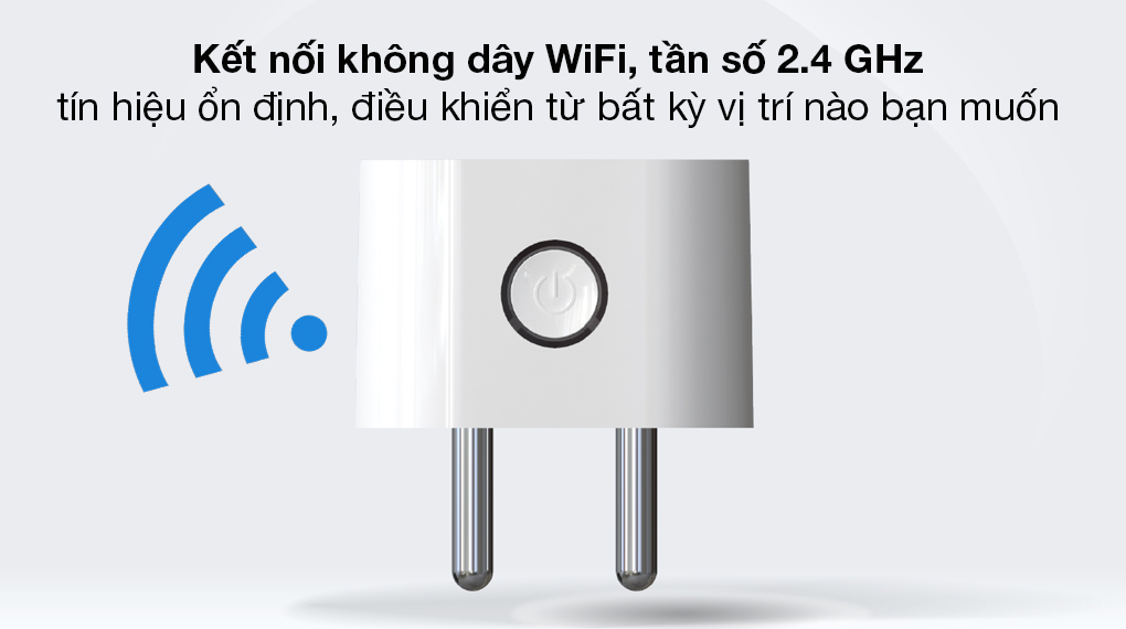 Ổ Cắm Thông Minh Điện Quang Apollo ĐQ SP1.1 01 Wifi Trắng 