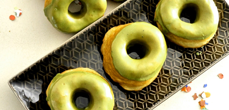 Cách thực hiện bánh Donut lá cẩm thơm và ngon mềm mại và mượt mà ko cần thiết lò nướng