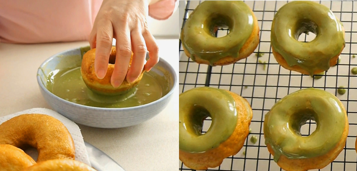 Bước 8 Hoàn thành bánh Bánh donut trà xanh