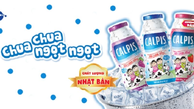 Sữa chua uống Calpis sản phẩm hỗ trợ tiêu hoá đến từ Nhật Bản