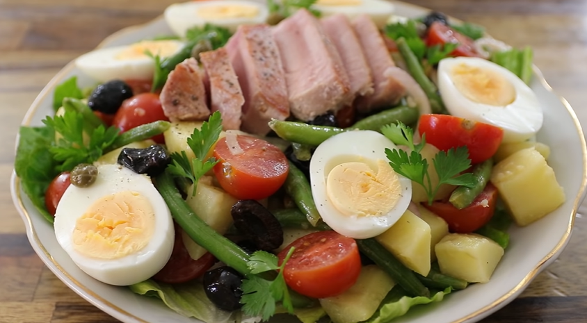 Bước 4 Thành phẩm Nicoise salad