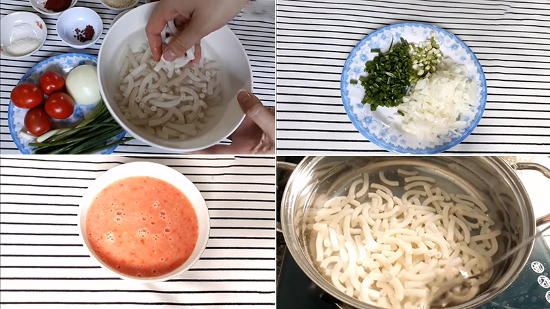 Bước 1: Sơ chế nguyên liệu Bước 1: Sơ chế nguyên liệu