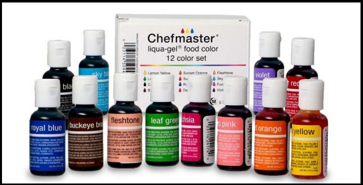 m&agrave;u thực phẩm Dạng gel lỏng (Liquid Gel)