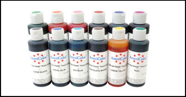 m&agrave;u thực phẩm Dạng m&agrave;u Gel-paste (Gel-Paste Coloring)