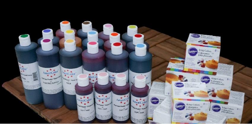 M&agrave;u gel thực phẩm