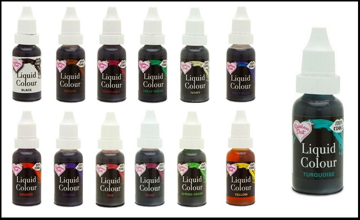 m&agrave;u thực phẩm dạng lỏng (Liquid)