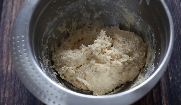 Bước 1 Trộn bột vỏ bánh Bánh mì táo