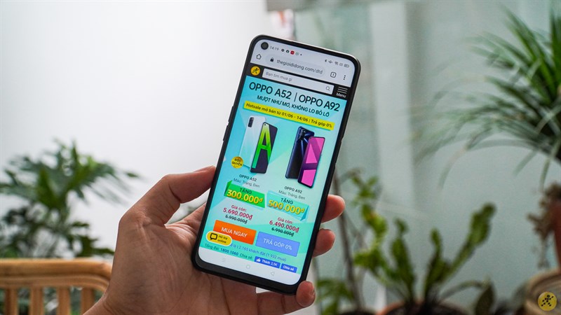 màn hình của OPPO A52 màn hình của OPPO A52