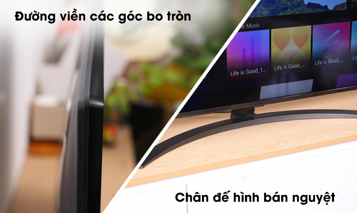 Đường viền và chân đế