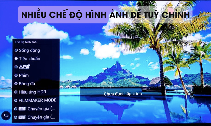Nhiều chế độ hình ảnh để tùy chỉnh