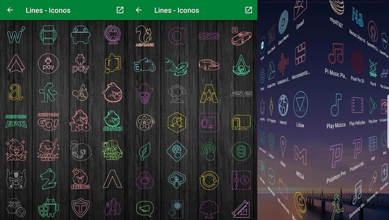 Color Lines - Icon Pack Color Lines - Icon Pack