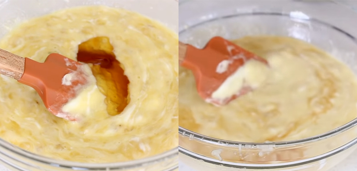 Tiếp tục khuấy với sữa chua, mật ong, vanilla Tiếp tục khuấy với sữa chua, mật ong, vanilla