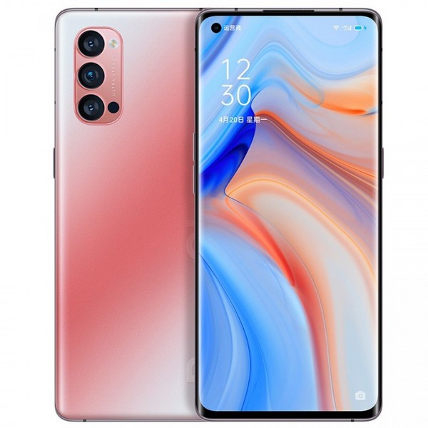 OPPO Reno4 Pro lộ ảnh chính thức với màn hình nốt ruồi tràn cạnh, 3 camera nổi bật ở mặt sau