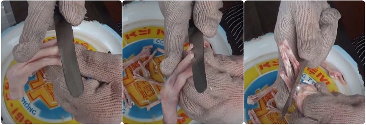 R&uacute;t xương ch&acirc;n vịt 