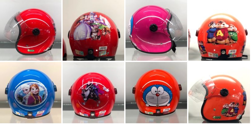 Mũ bảo hiểm Chita của nước nào? Có tốt không? Có nên mua không? > Mũ bảo hiểm trẻ em