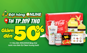 Bách hoá XANH Online sắp có mặt tại Mỹ Tho đặt mua online giảm đến 50%