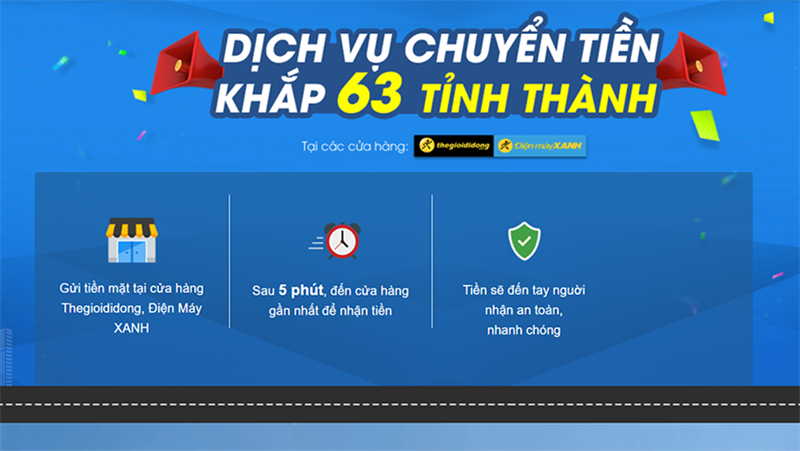 Thế Giới Di Động có chuyển tiền không