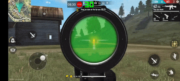 Chơi Free Fire trên OPPO A52