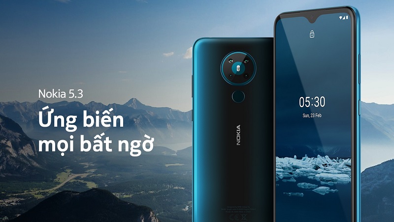 Nokia 5.3 chính thức ra mắt tại Việt Nam với cụm 4 camera sau, chip Snapdragon 665, pin 2 ngày,... giá hấp dẫn chỉ 3.99 triệu