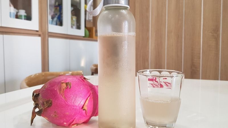 How to make delicious, nutritious, seedless dragon fruit juice without a press