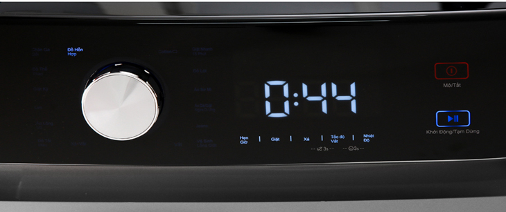 Bảng điều khiển Đánh giá chi tiết máy giặt TCL King Series TWF90-K14508DC04 > Bảng điều khiển