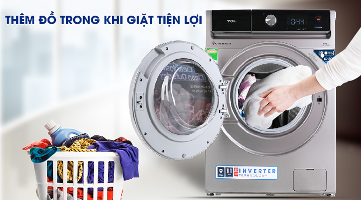 Bồ sung đồ giặt Đánh giá chi tiết máy giặt TCL King Series TWF90-K14508DC04 > Bồ sung đồ giặt