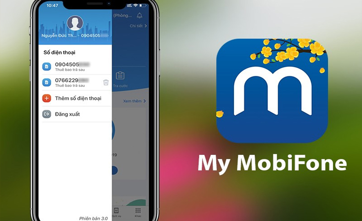 Bước 2: Đăng nhập tài khoản vào ứng dụng My MobiFone