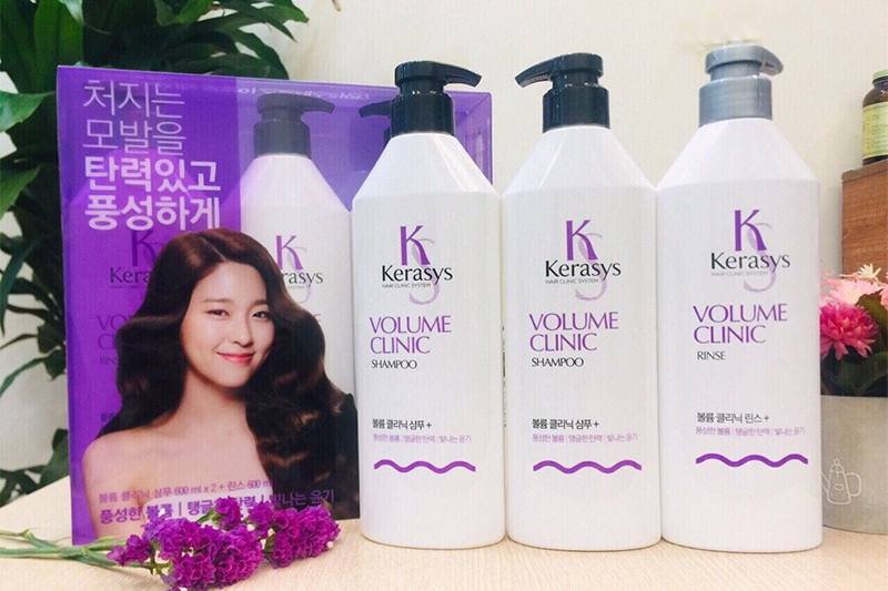 Dầu gội Kerasys Hair Clinic System Volume màu tím