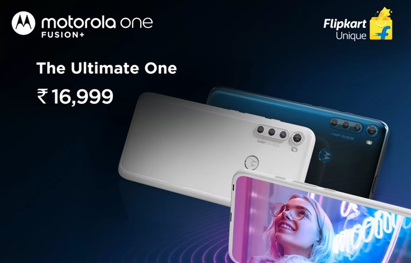 Tại Ấn Độ, Motorola One Fusion+ được niêm yết với giá 16.999 INR (gần 5.2 triệu đồng) Tại Ấn Độ, Motorola One Fusion+ được niêm yết với giá 16.999 INR (gần 5.2 triệu đồng)