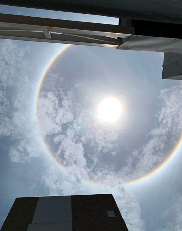 Hào quang xuất hiện tại TP.HCM và các tỉnh Nam bộ Hào quang xuất hiện tại TP.HCM và các tỉnh Nam bộ